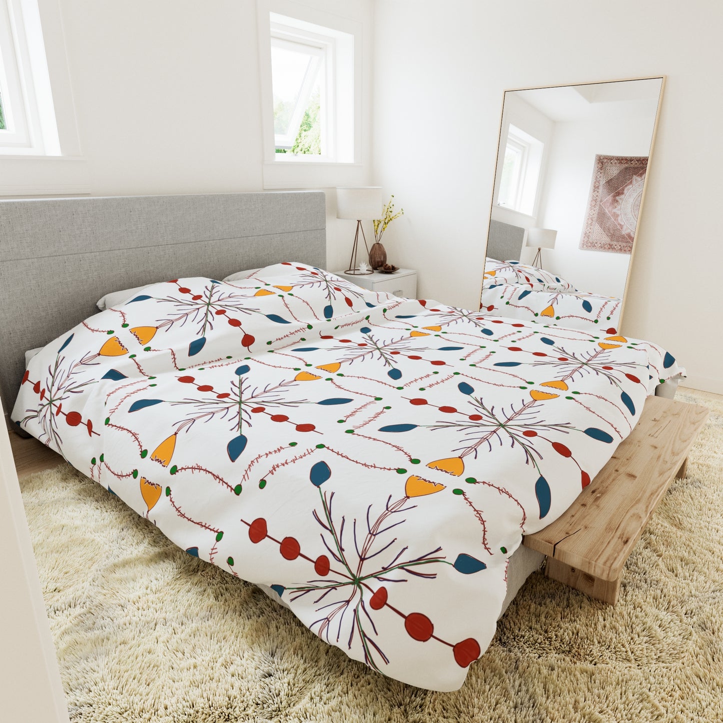 Feathers & Gems - Duvet Cover