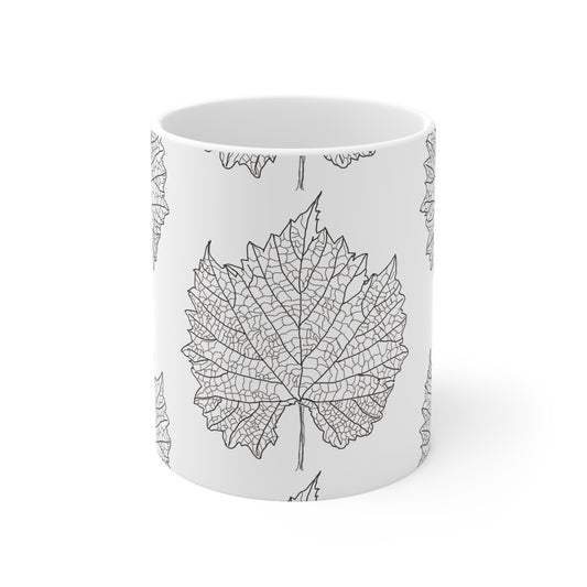 Grape leaves Ceramic Mug 11oz