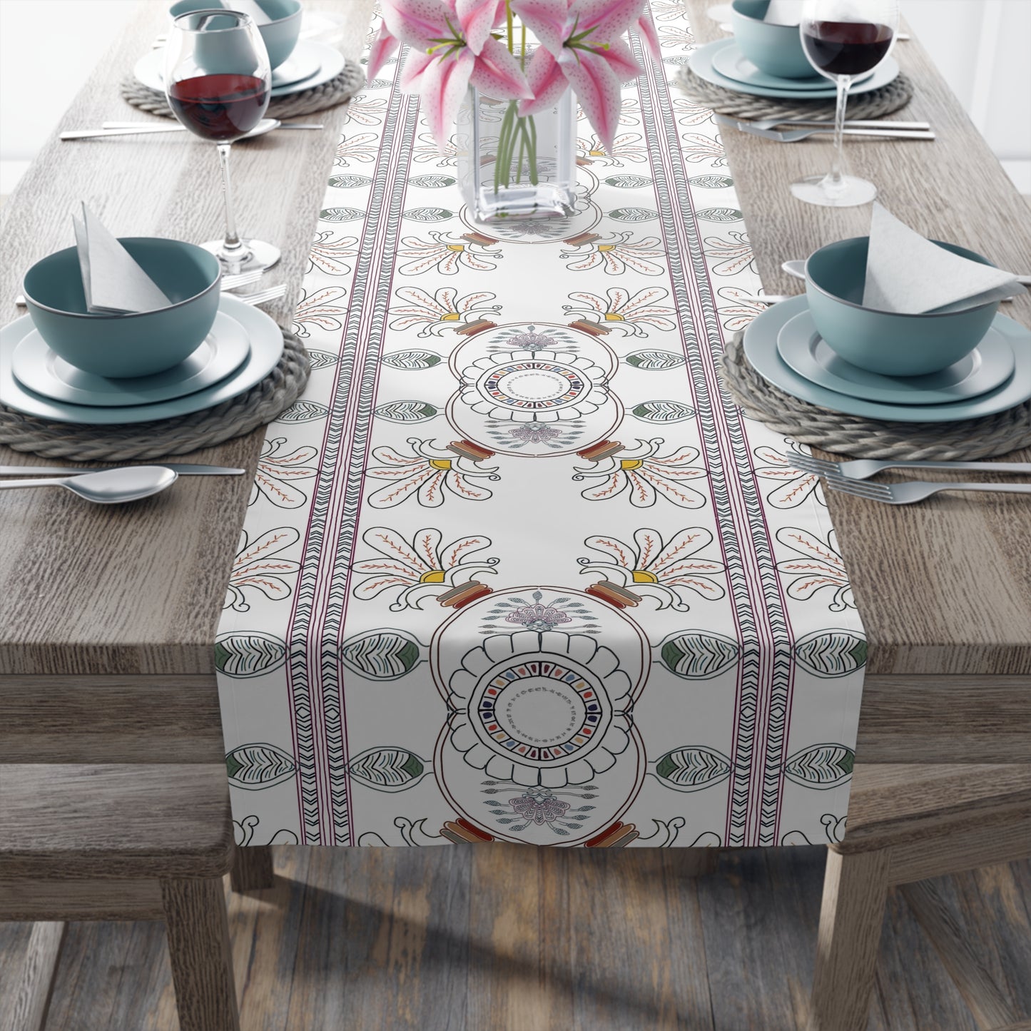 Elysian Tapestry Table Runner (Cotton, Poly)