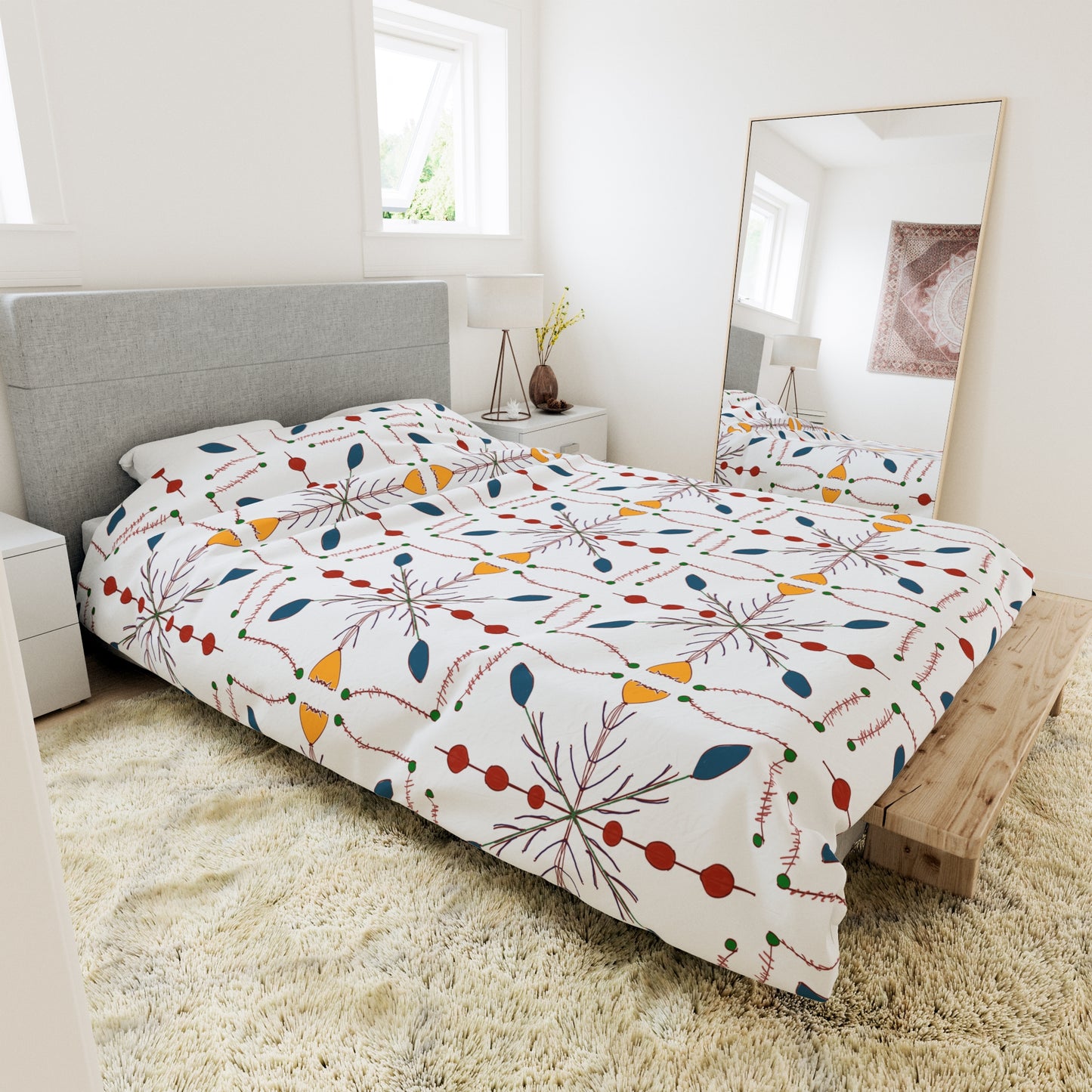 Feathers & Gems - Duvet Cover